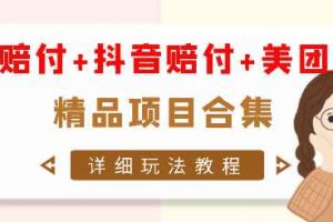 京东赔付+美团赔付+抖音赔付详细玩法合集，小白日赚1000+