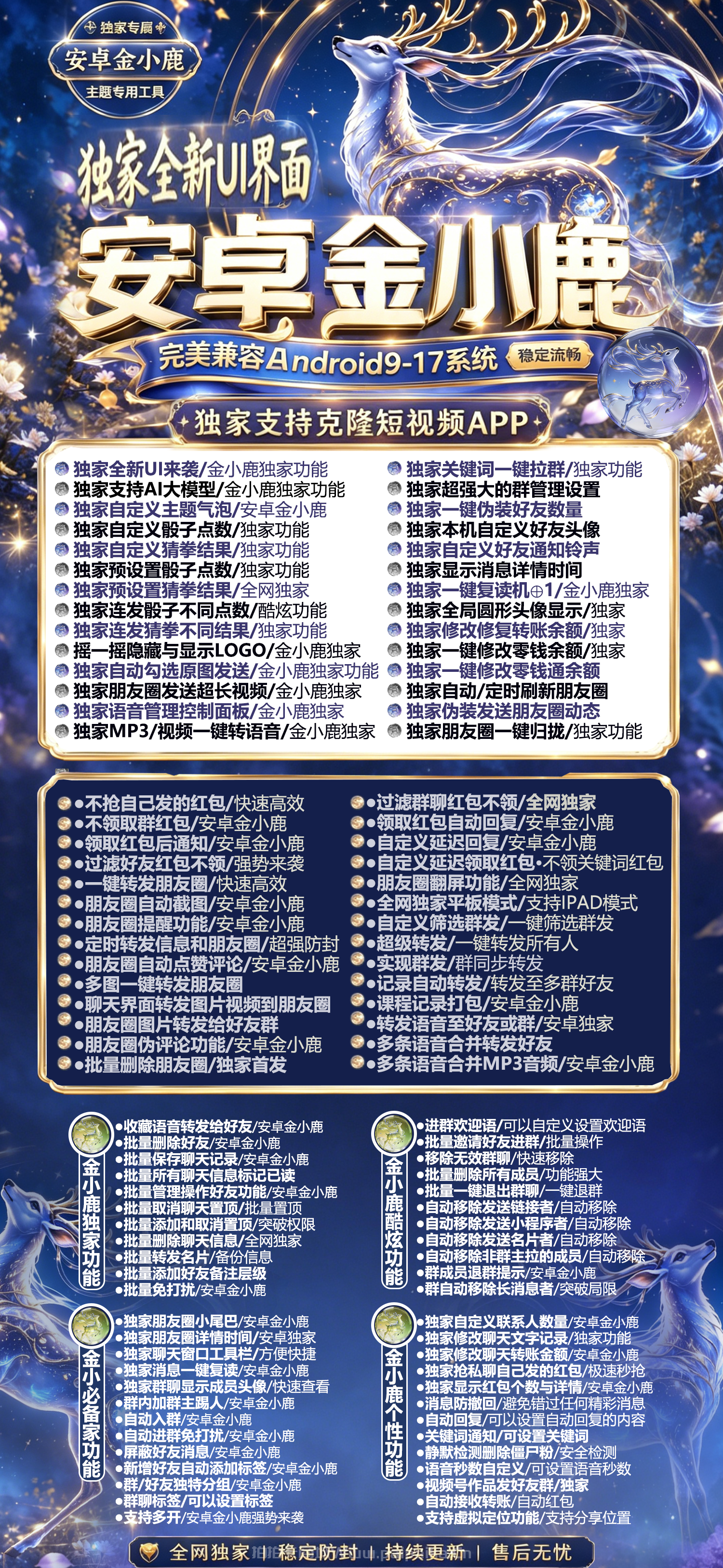 安卓金小鹿微信多开软件深度评测：独家功能+稳定防封，激活码认准拍拍卡商城