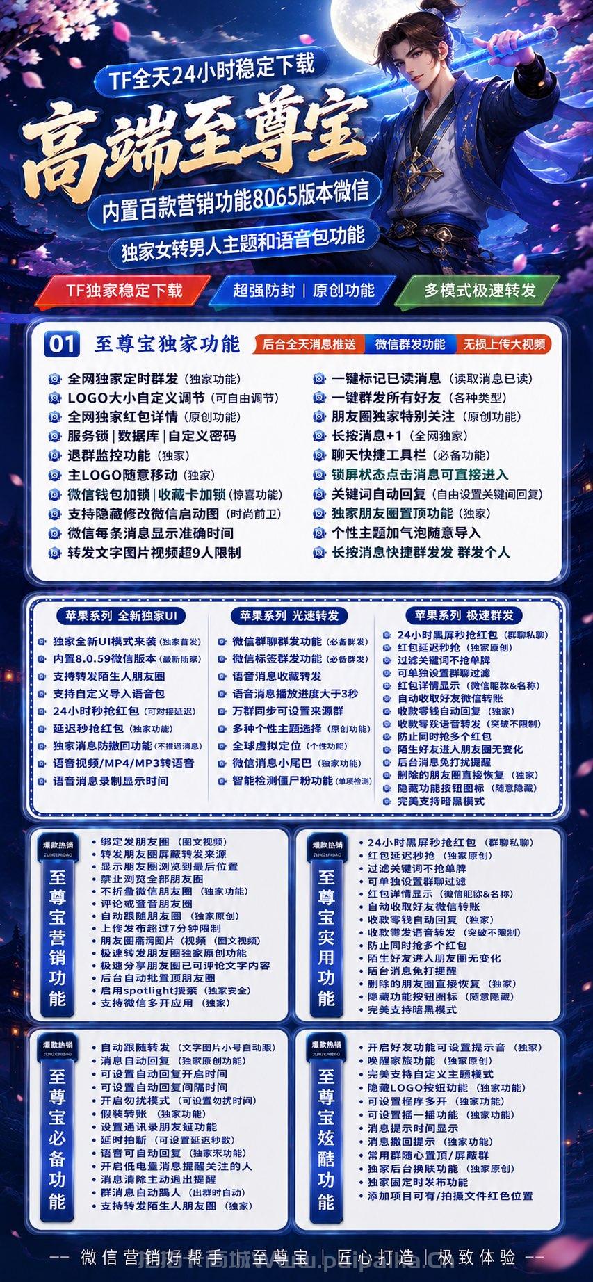 苹果微信多开新标杆：TF版高端至尊宝功能全解析，斗战神8073包激活指南